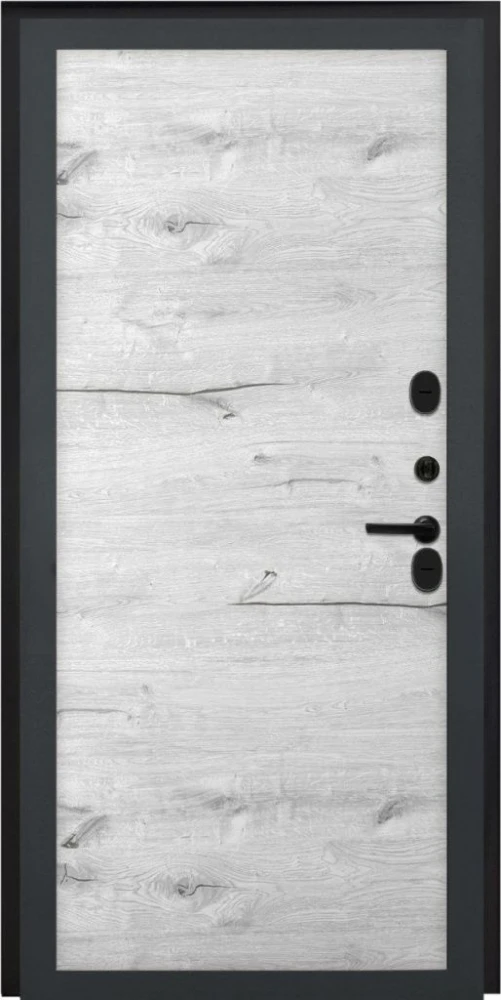 Входная дверь ДвериПРО Берген Без фрезеровки Дуб арктик горизонт DPRO228200 внутренняя сторона