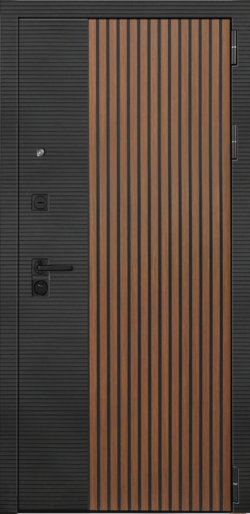 Входная дверь ДвериПРО Модель Л-48 ФЛЗ-1 Шарли светлый DPRO228266 внешняя сторона