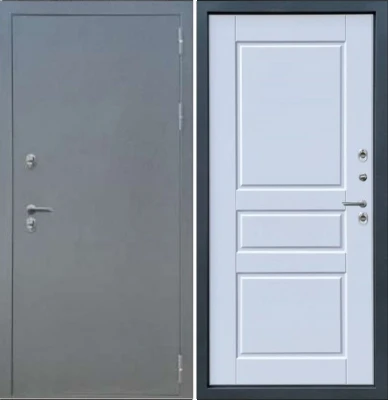 Дверь СТРАЖ Т-20 ТЕРМО VELLUTO BIANCO
